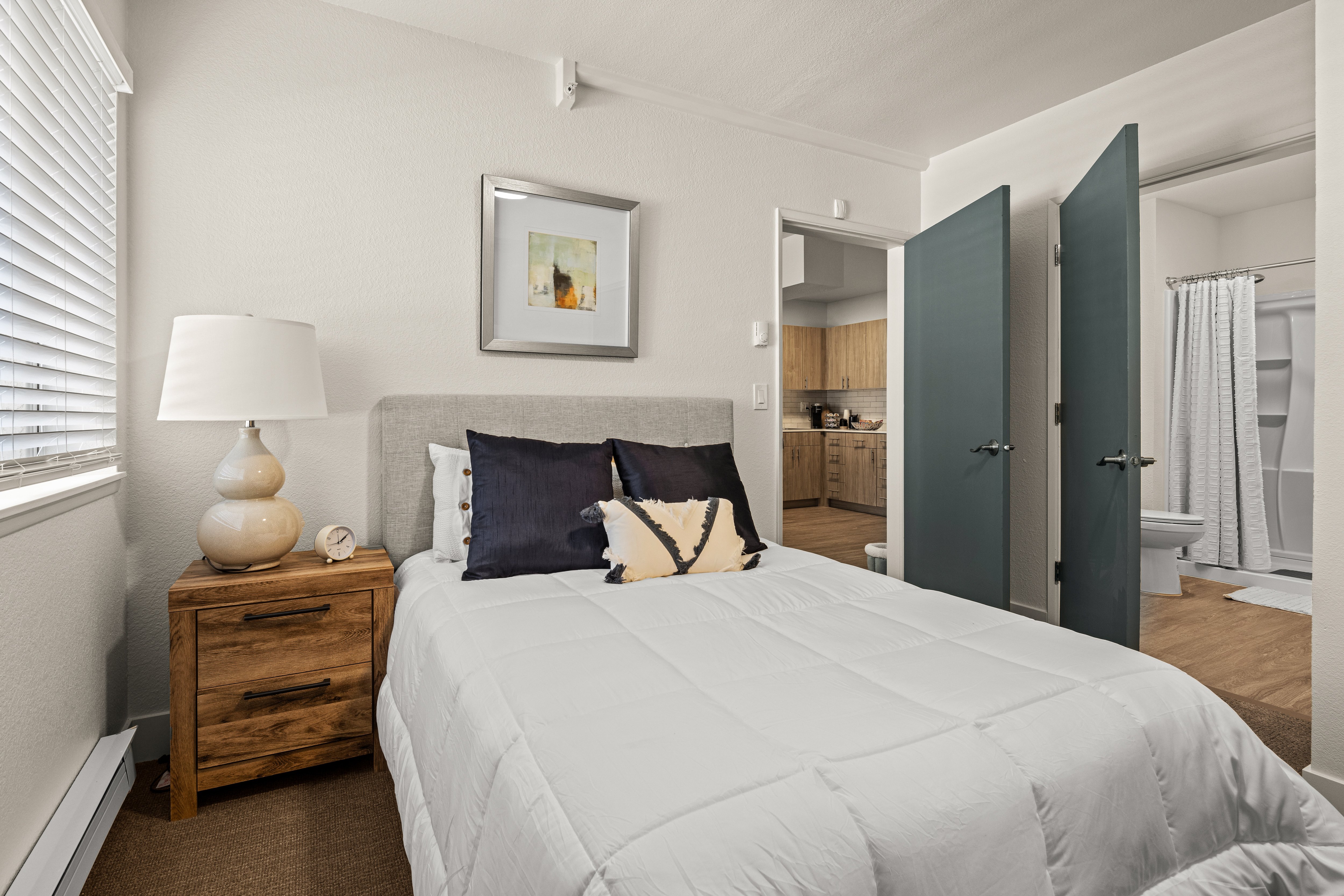 Bedroom In Our One-Bedroom Apartment Home