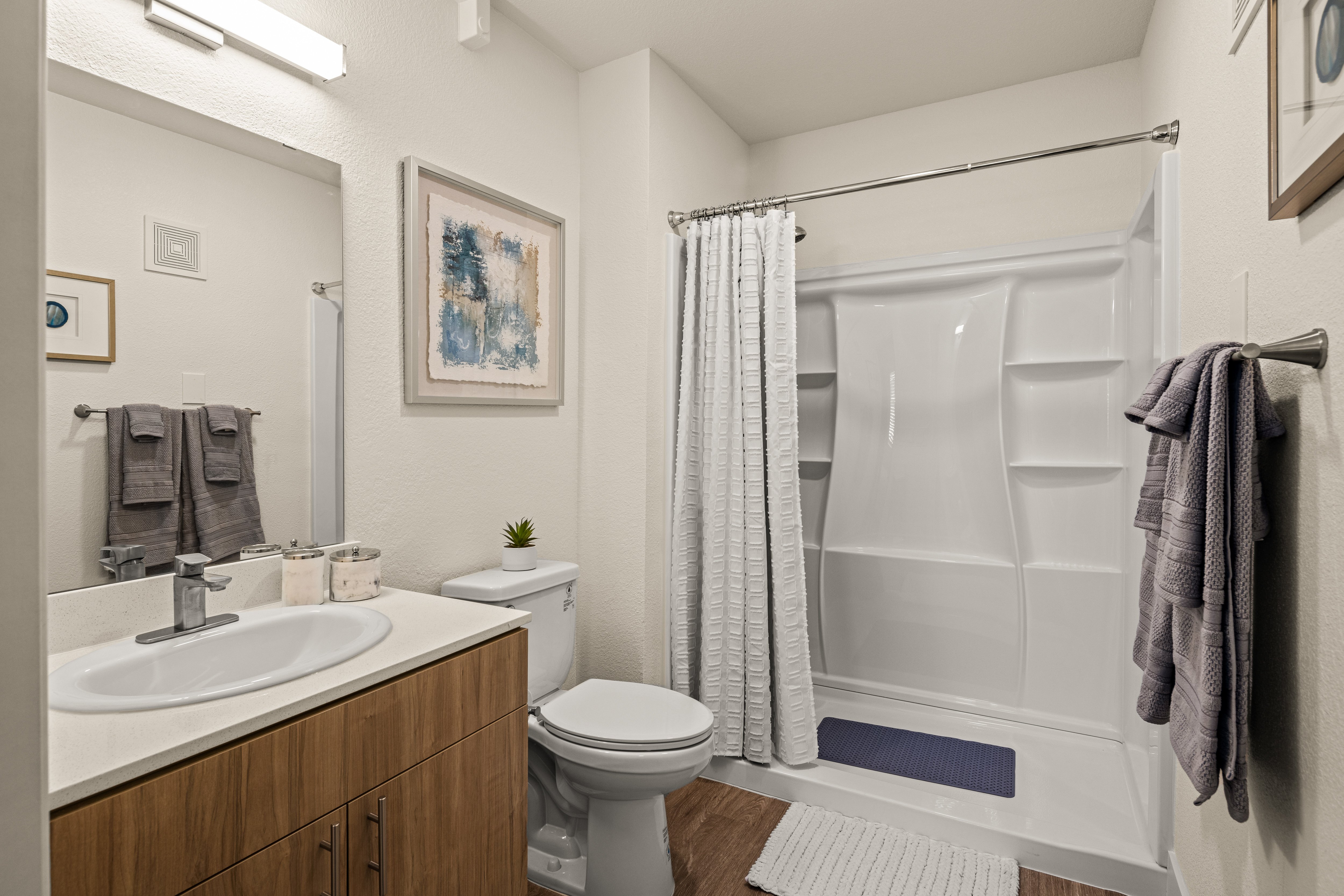 Bathroom In Our One-Bedroom Apartment Home