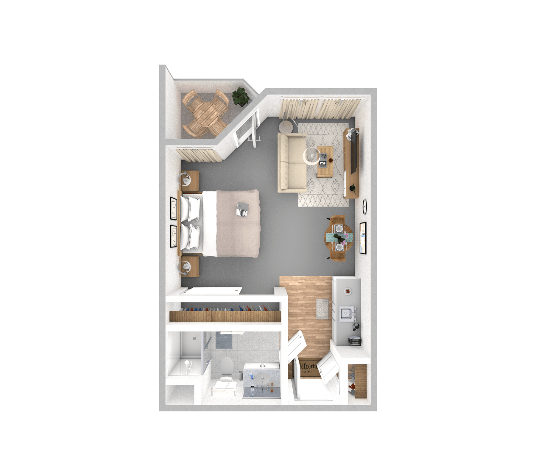 Eagle - Newly Renovated floor plan